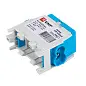 Клемма распределительная КСР с двойным винтом 2x35/2x25 синяя EKF PROxima