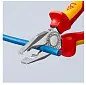 Плоскогубцы комбинированные, L-200 мм, чёрные, обливные рукоятки (KNIPEX)