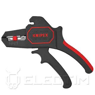 Стриппер автоматический, зачистка: D 0.2 - 6 мм, (AWG 24-10), рез кабеля: 2.5 мм, L-195 мм (KNIPEX)