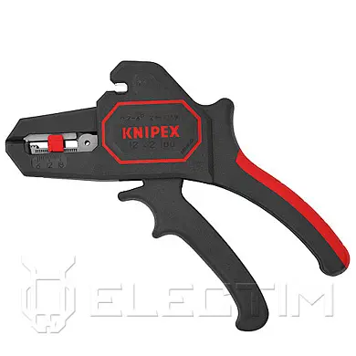 Стриппер автоматический, зачистка: D 0.2 - 6 мм, (AWG 24-10), рез кабеля: 2.5 мм, L-195 мм (KNIPEX)