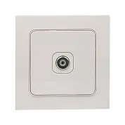 Стокгольм Механизм Розетки TV 1-местной 75Ом 5-862МГц белый EKF PROxima