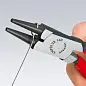 Круглогубцы, губки D3x30 мм, L-160 мм, хром., 2-комп. рукоятки (KNIPEX)