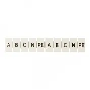 Маркеры для JXB-ST 1,5 с символами "A, B, C, N, PE" (100 шт.) EKF PROxima