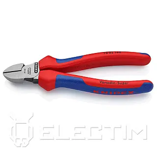 Бокорезы, L-160 мм, твёрдость кромок 62 HRC, чёрные, 2-комп. рукоятки (KNIPEX)