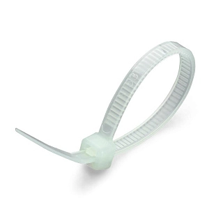 Стяжки термостойкие КСТ белые (100шт) (Fortisflex)