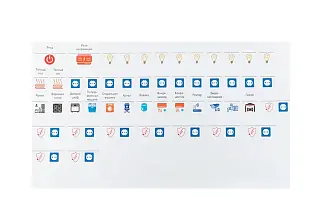 Комплект модульных наклеек большой с инд. ШК (164х299) EKF PROxima