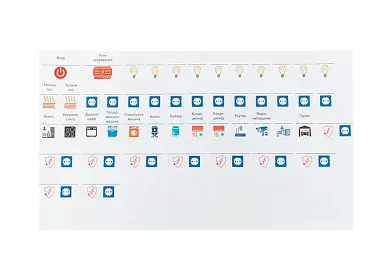 Комплект модульных наклеек большой с инд. ШК (164х299) EKF PROxima