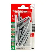 Дюбель универсальный UX 6x50 ( 20шт упак.) Fischer