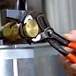 Клещи переставные COBRA® с фиксатором, 50 мм (2"), под ключ 46 мм, L-250 мм, Cr-V, хром., обливные рукоятки, SB (KNIPEX)