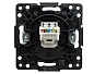 Стокгольм Механизм Розетки RJ-45 1-местной черный EKF PROxima