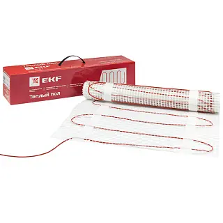 Мат нагревательный двухжильный "Уют" 0,5 кв. м. 75 Вт EKF Proxima