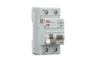 Дифференциальный автомат DVA-10 1P+N 20А (C) 300мА (A) 10кА EKF AVERES