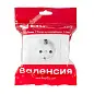Валенсия розетка 1-местная с/з 16А белая с защ. штор. EKF PROxima