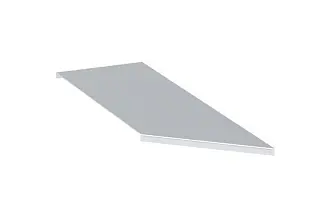 Крышка для переходника по ширине левостороннего лестничного усиленная 100х800х700 мм (2 мм) EKF