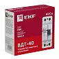 Устройство защитного отключения УЗО ВДТ-40 2P 40А/300мА (электронное) EKF Basic