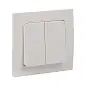 Стокгольм Выключатель 2-кл. 10А белый EKF PROxima