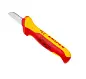Нож для кабеля VDE 1000V, L-190 мм, 2-комп. рукоятка (KNIPEX)