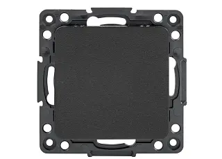 Стокгольм Механизм Выключателя 1-кл. проходного 10А в/к черный EKF PROxima