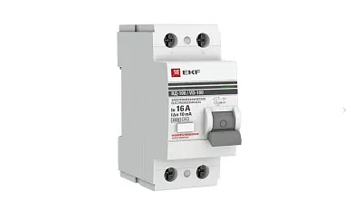 Устройство защитного отключения УЗО ВД-100 2P 16А/ 10мА (электромеханическое) EKF PROxima