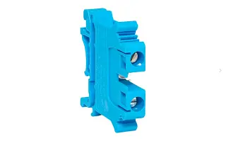 Клеммная колодка винтовая 6 UT синяя