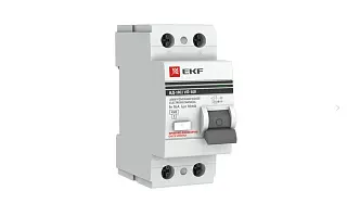 Устройство защитного отключения УЗО ВД-100 2P 80А/30мА (электромеханическое) EKF PROxima