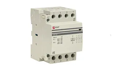 Контактор модульный КМ 32А 4NО (3 мод.) 24В АС EKF PROxima