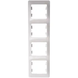 ШЭ Глосса Рамка 4-я верт.   GSL000108 (белый)