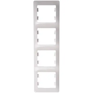 ШЭ Глосса Рамка 4-я верт.   GSL000108 (белый)
