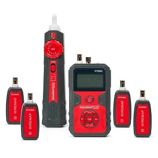 LAN-тестер кабельный с PoE KT 858C "PROLINE" (КВТ)