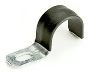 Cкоба металлическая однолапковая с полимерным покрытием СМО-П 12-13 (Fortisflex)