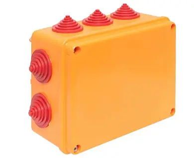 Коробка огнестойкая 150х110х70мм IP55, 3 двойных клеммника 1,5-10 мм2 EKF