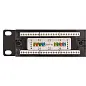 Патч-панель TERACOM PRO 19'' Cat.5E 1U неэкранированная UTP 24 порта RJ-45 Dual IDC