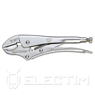 Зажим универсальный ручной с фиксацией, L-250 мм, оцинкованный (KNIPEX)