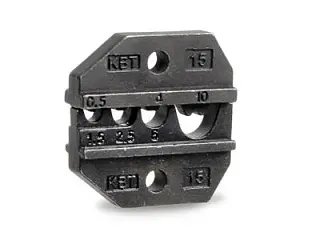 Матрица МПК-15 для обжима неизолированных медных наконечников сечением 0.5-10 мм (КВТ))