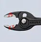 Клещи захватные TwinGrip,  4 - 22 мм,  L-200 мм, чернённые, 2-комп. рукоятки (KNIPEX)