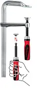 Струбцина цельнометаллическая 160/80, 6 кН, 2К ручка BESSEY