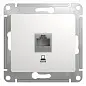 ШЭ Глосса Роз.комп. с/у RJ45, кат.5е (белый, б/рамки) GSL000181K