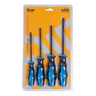 Набор отверток из стали S2 "Мастер" НО-04-S (КВТ)