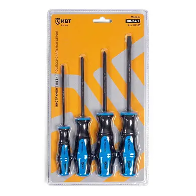 Набор отверток из стали S2 "Мастер" НО-04-S (КВТ)