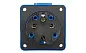 Розетка стационарная наружная 133 2Р+РЕ 63А 220В IP67 EKF PROxima