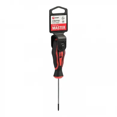 Отвертка Master PZ0x75 мм EKF Basic