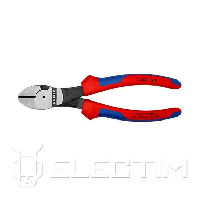 Бокорезы особой мощности, L-180 мм, чёрные, 2-комп. рукоятки (KNIPEX)