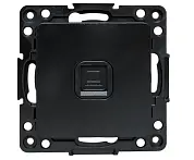 Стокгольм Механизм Розетки RJ-45 1-местной черный EKF PROxima