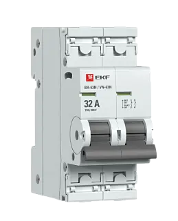 Выключатель нагрузки 2P 32А ВН-63N EKF PROxima
