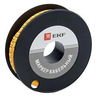 Маркер кабельный 2,5 мм2 "3" (1000 шт.) (ЕС-1) EKF PROxima