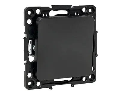 Стокгольм Механизм Выключателя 1-кл. 10А в/к черный EKF PROxima