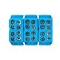 Клемма распределительная КСР с двойным винтом 2x25/2x16 синяя EKF PROxima