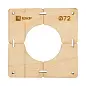 Комплект шаблонов для подрозетников диаметром 72 мм EKF Expert