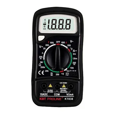 KT838 PROLINE Мультиметр цифровой серия «PROLINE» KT838 PROLINE Мультиметр цифровой серия «PROLINE»