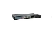 Промышленный неуправляемый коммутатор U-2GX/SFP-24GTP-R, 2 порта 1000Base-X SFP, 24 порта 10/100/1000Base-T(X) RJ45 c PoE, монтаж в 19" стойку TSX EKF